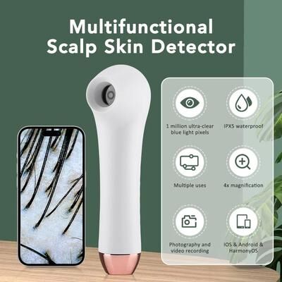 Uplift Essentials Multifunctional Scalp And Skin Hair Follicle Detector With HD Visual Analyzer And Phone Tablet Connection Multifunctional Scalp And Skin Hair Follicle Detector With HD Visual Analyzer And Phone Tablet Connection