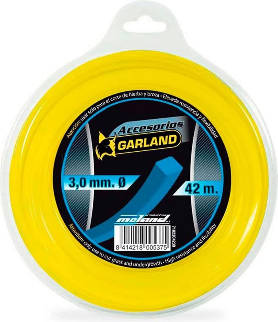 Garland Spoel voor grastrimmer, 42 meter, nylon, diameter: 3 mm, vierkant