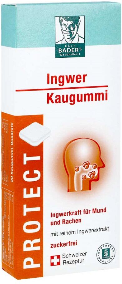 Baders Protect Gum Ingwer