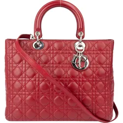 Christian Dior Christian Dior Quilted Leather Lady Dior Handbag Koffer24