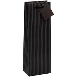 TSI Flaschenbeutel Nadelstreifen, 12,0 x 36,0 cm