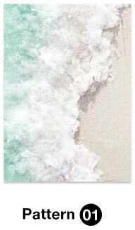 Uplifted Finds Azure Shoreline Collective   Tropical Shell & Ocean Vista Canvas   Executive Coastal & Modern Sanctuary Decor 01 40 X 50 Cm No Frame