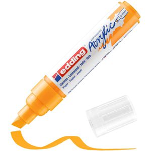 Edding Acrylstifte 5000 Acrylic, breit, sonnengelb matt, Keilspitze 5-10mm, wasserfest