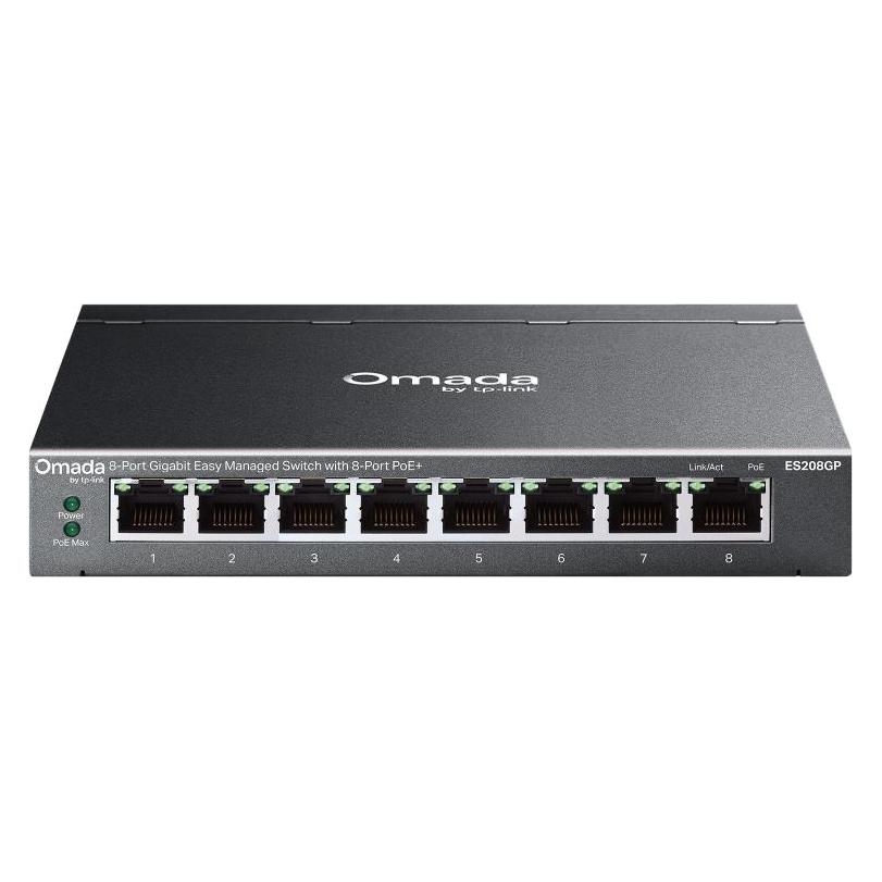 Omada 8-Port Gigabit Easy Managed (8 Ports) (ES208GP)