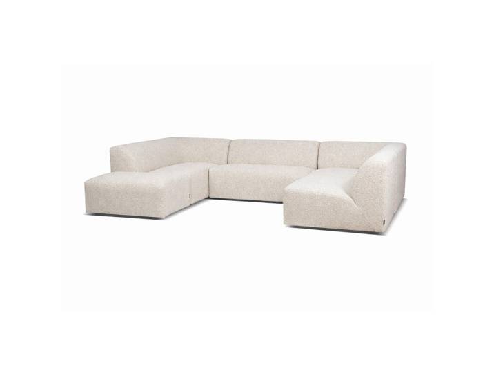 Livetastic Wohnlandschaft Hector, Creme, U-Form, einzeln stellbar, 307x214 cm, modular, Wohnzimmer, Sofas & Couches, Wohnlandschaften, Wohnlandschaft U-Form
