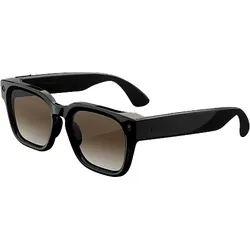 META Fury, Klassisches Schwarz, Gläser: Braun mit Farbverlauf AI Glasses