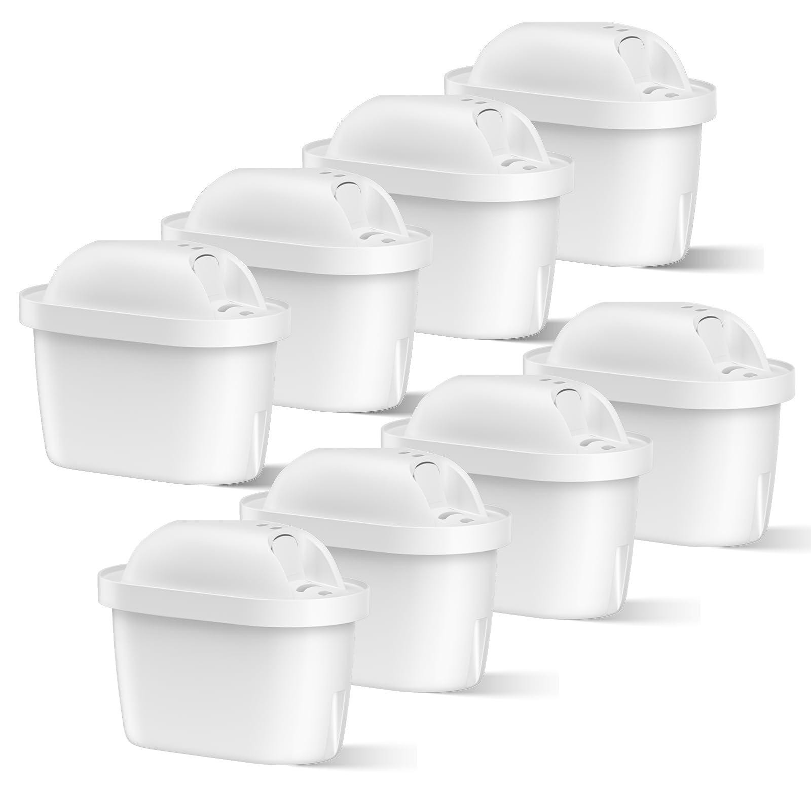 Dripio Waterfilterpatronen, 6 stuks, compatibel met Brita Maxtra+