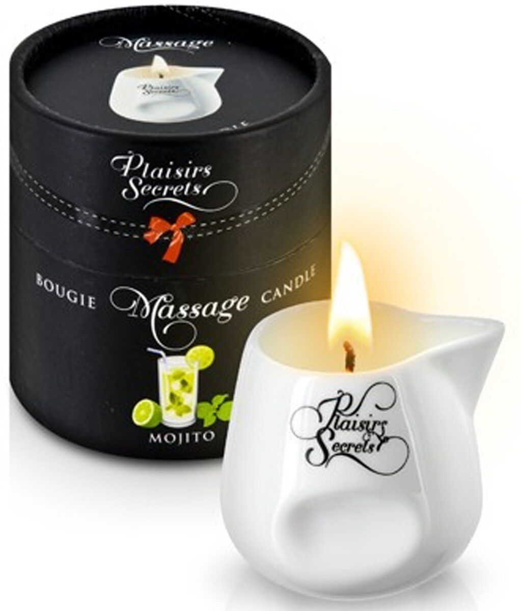 Plaisirs Secrets Bougie de massage mojito 80ml