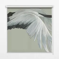 INNENROLLO - Fensterrollo - Rollo - 150x180 cm - Kranich im Flug