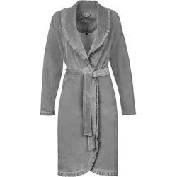 Vossen Damen-Bademantel Ariel grau meliert XL - 48/50