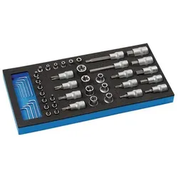 PROMAT Werkzeugmodul 46-tlg.1/3-Modul Steckschlü.