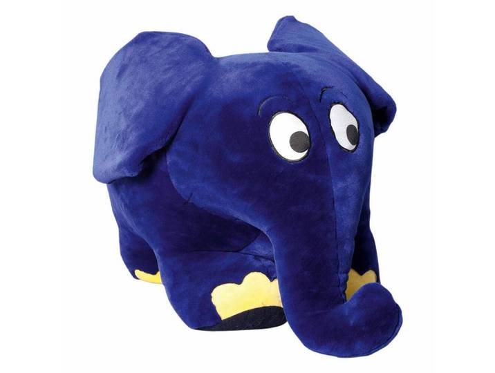 Schmidt Spiele Plüschfigur Der Elefant, XXL, Dekorationsartikel, 55 cm