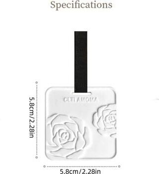 Uplifted Goods Aromatherapy Hanging Decoration Pendant With Rose And Freesia Scent 1pc