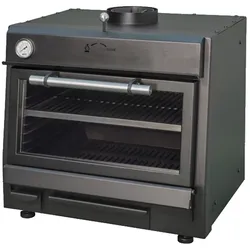 EURAST - Holzkohlebackofen schwarz mit gitter von 780 x 625 - 900x790x830 mm - 52101005