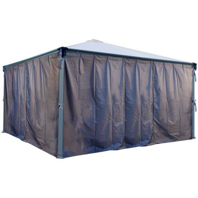 Pavillonseitenteil PALRAM - CANOPIA "Palermo 4300", grau, B:480cm, Polyester, Pavillonseitenteile