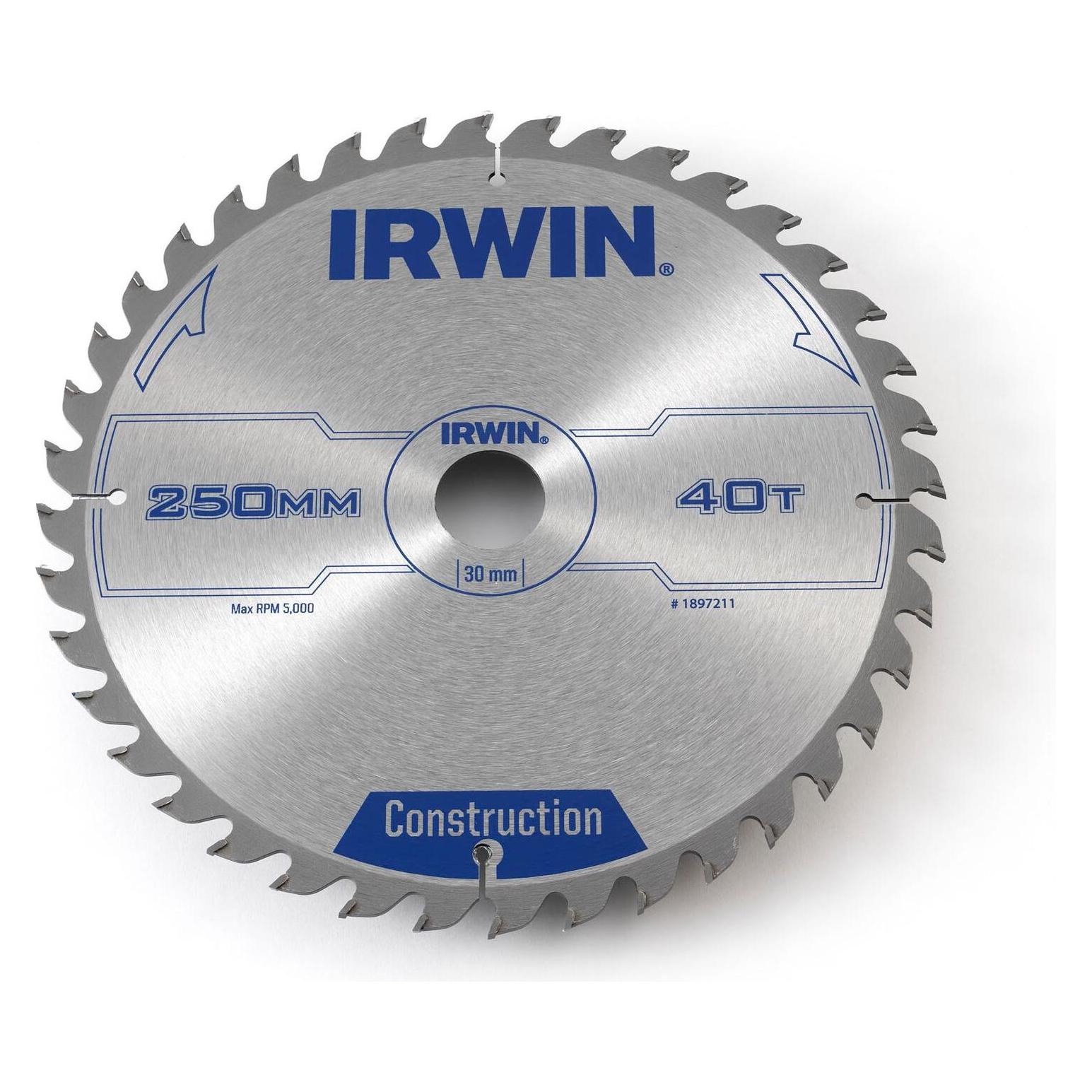 Irwin 1897211 Kreissägeblatt mit ATB Mahlgrössen Zahn (1897211)