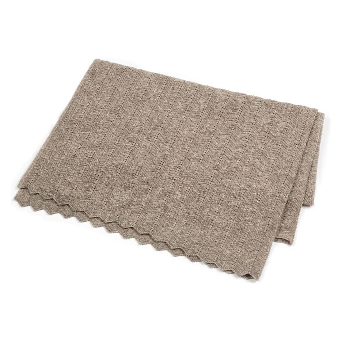 Smallstuff Baby Blanket Fishbone Merino Wool (100 x 80 cm) (70007-80)