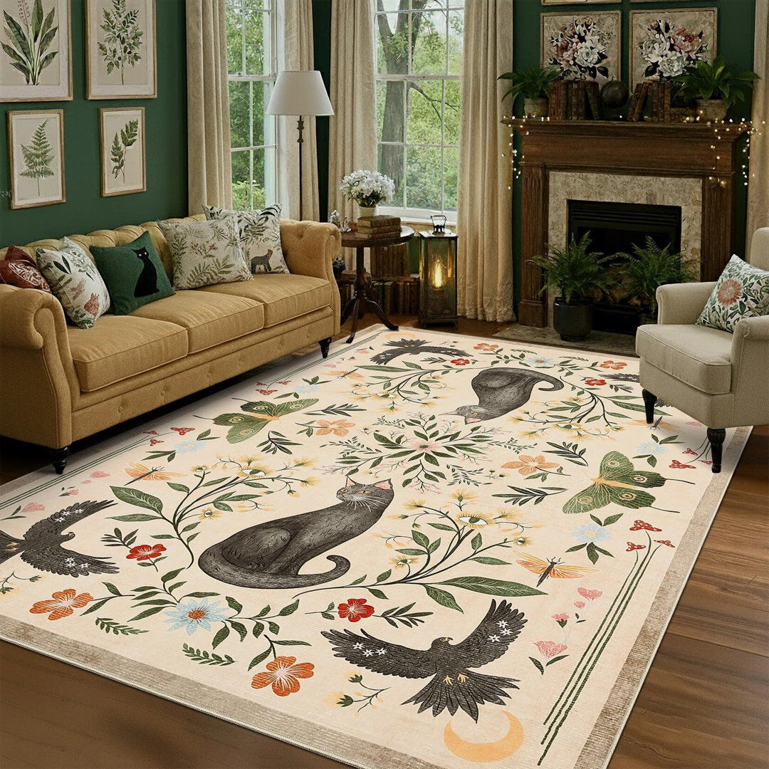 Happy Larry Area Rug Tan Rectangle 240 x 340 cm