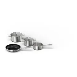 HEZ9SE040 4-er Set best aus 3 Töpfe + 1 Pfanne