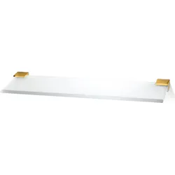 Corner Badezimmerablage 40 cm goldfarben