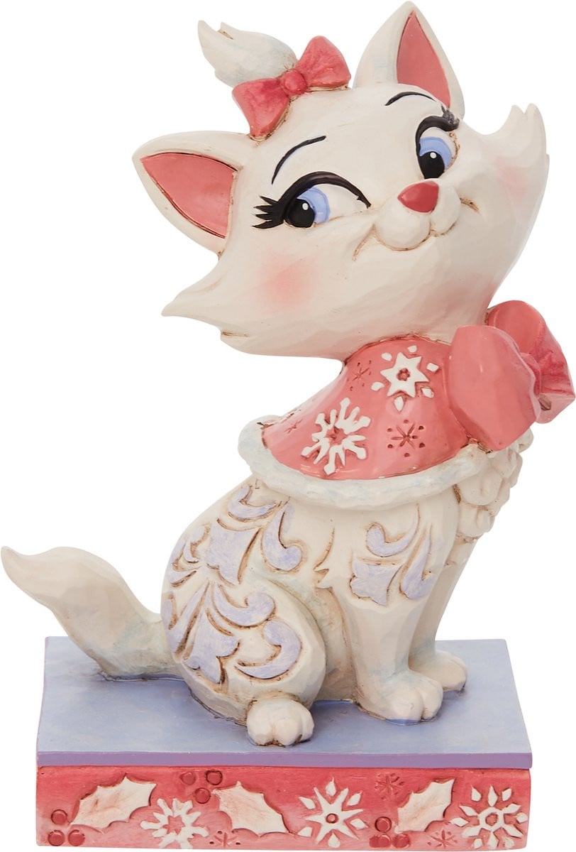 Disney Traditions Marie Christmas Purrfect Kitty beeldje