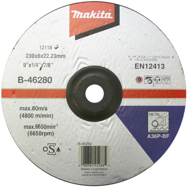 Meule Makita 230x6mm en acier (B-46280)
