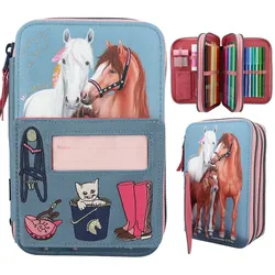 Depesche Miss Melody 3-Fach Federtasche MY LITTLE FARM