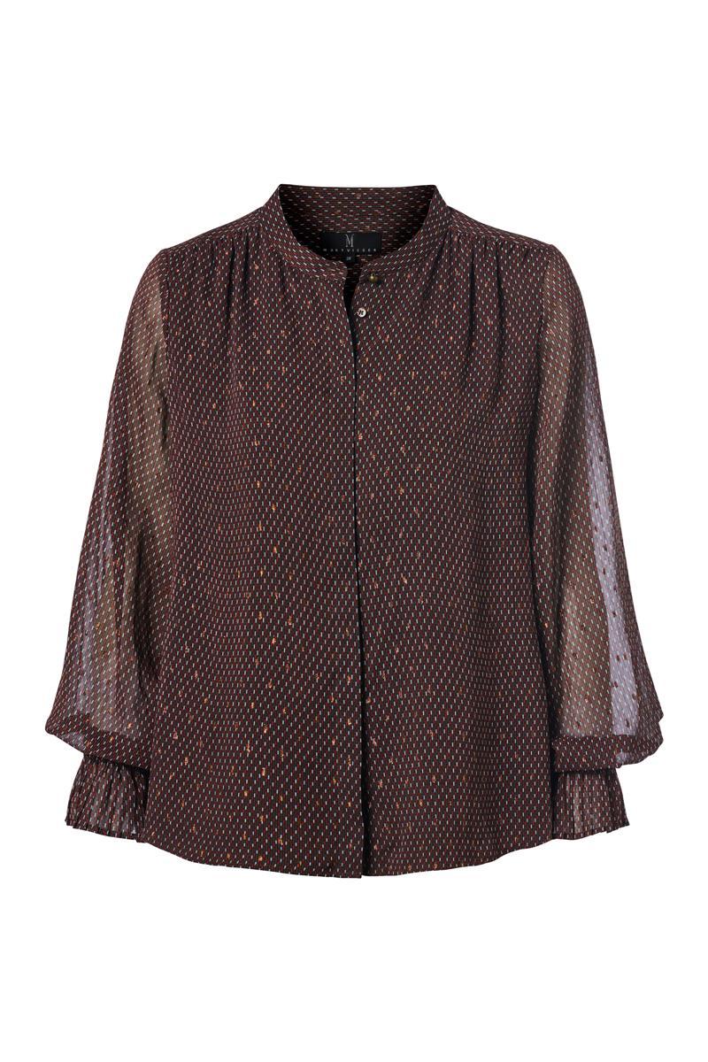 Jackson Print Blouse Bruin