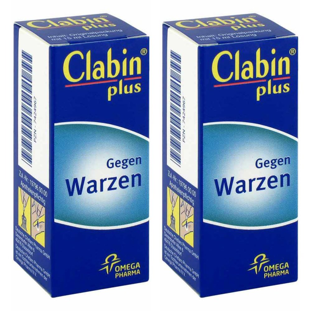 Perrigo Deutschland GmbH CLABIN PLUS - Lösung zur Behandlung von Warzen 08105127