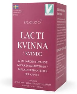 NORDBO LactiKvinde Kosttilskud 30 stk