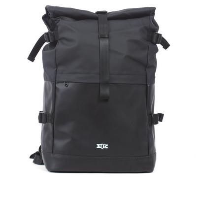 Laptoprucksack MARGELISCH "TEREM 1", Damen, Gr. B/H/T: 28cm x 46cm x 18cm, onesize, schwarz, Polyethylen, Rucksäcke Laptoprucksack, mit recyceltem PET
