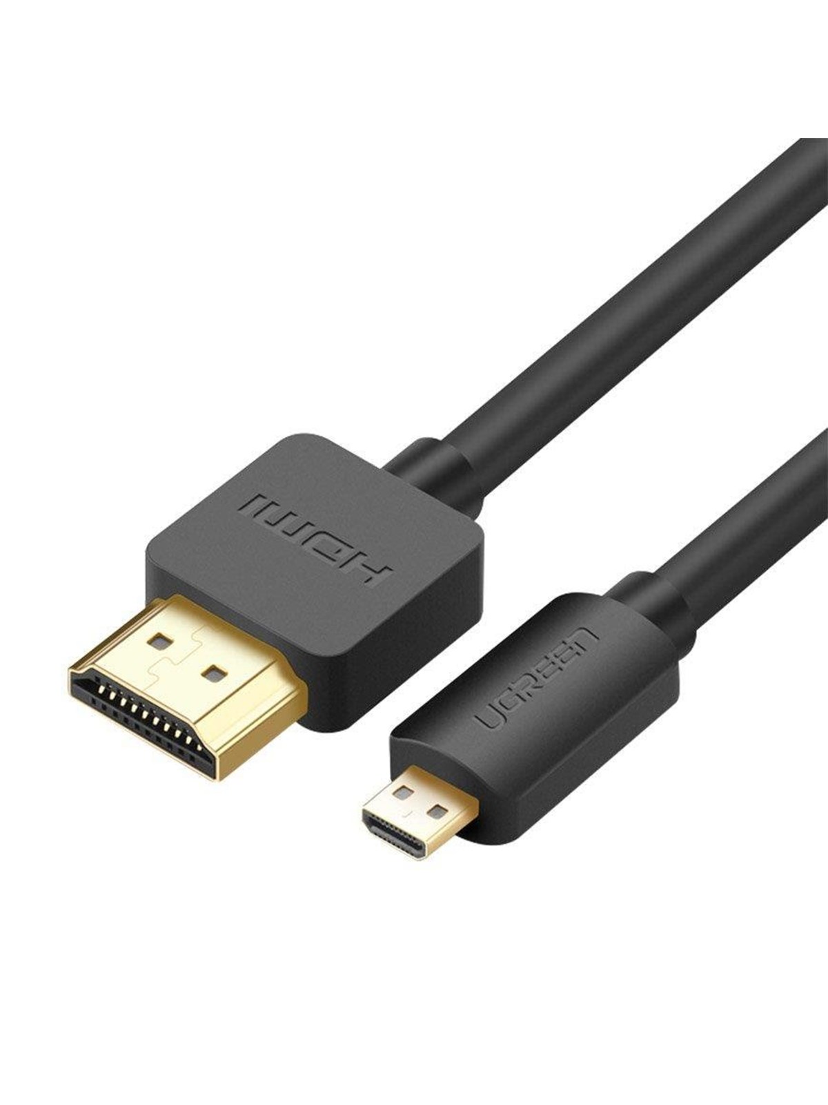 UGREEN 30102 HDMI to micro HDMI Cable (HDMI V2.0 / 4K 60Hz / 30AWG) - 1.5m - Black
