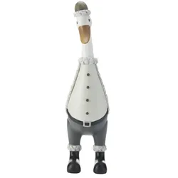 HOME STORY Deko Figur Weihnachtsgans   , Polyresin (Kunstharz),Stein , Maße (cm): B: 12 H: 44,5 T: 19.0