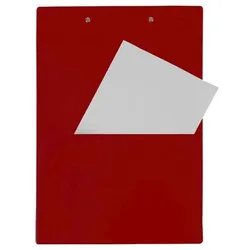 EICHNER Klemmbrett mit integrierten Taschen rot