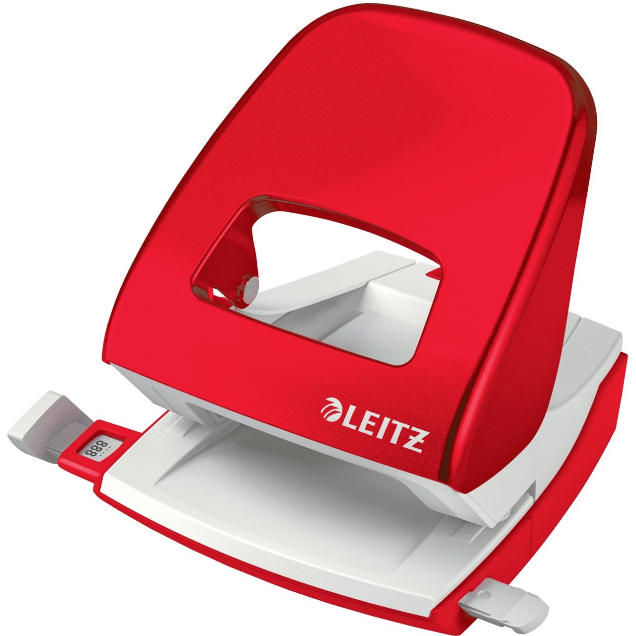 LEITZ Locher NeXXt 5008 WOW rot-metallic