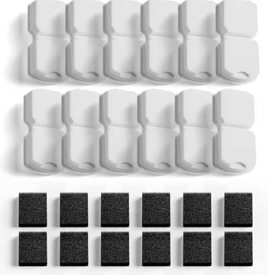 Inspire Curations HOOISE 74oz Pet Fountain Replacement Filter & Sponge Set white 4pcs