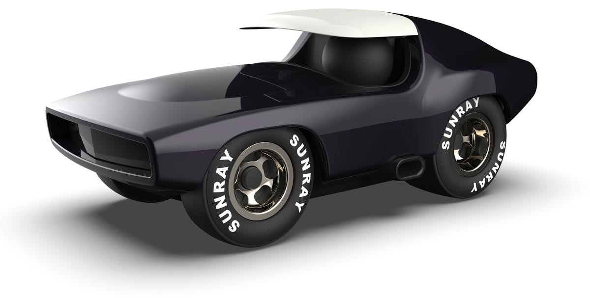 Playforever Auto Leadbelly Skeeter design speelgoed muscle car zwart
