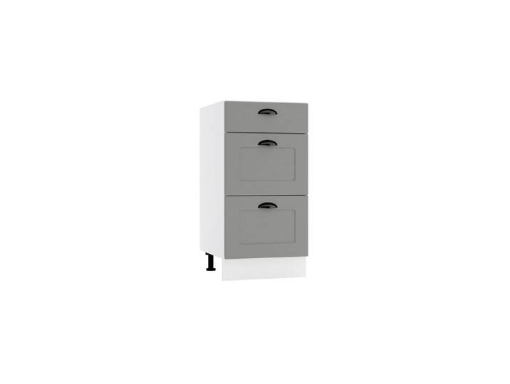 ROYAL24_MARKT Unterschrank D40S3 - Elvara - 3 Schubladen für Organisation (Küchen Unterschrank, 1-St., Premium - Elvara) Top Qualität - Modernes Design - Feinste Materialien