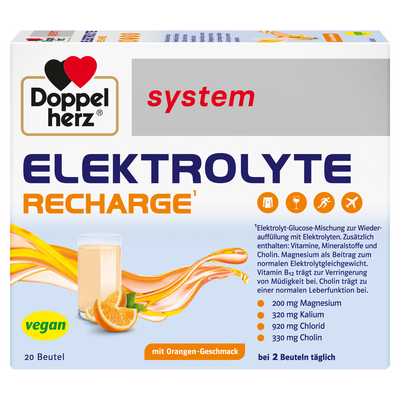 Queisser Pharma GmbH & Co. KG DOPPELHERZ Elektrolyte Recharge system Granulat 20 St 18913994