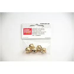 5x Knorr Metall Glöckchen Gold 11mm 5er Beutel