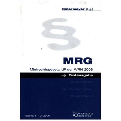 MRG, Taschenbuch von , Verlag Österreich, 978-3-7046-4918-8