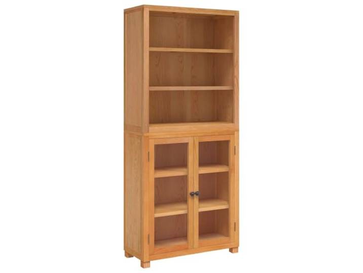 Möbel Set 2 Stück aus Eiche massiv, ny Regal mit Eiche Massivholz, Regalboden, rustikales Industrial Design, leicht zu reinigen, zu zweit, Wohnzimmer und Schlafzimmer