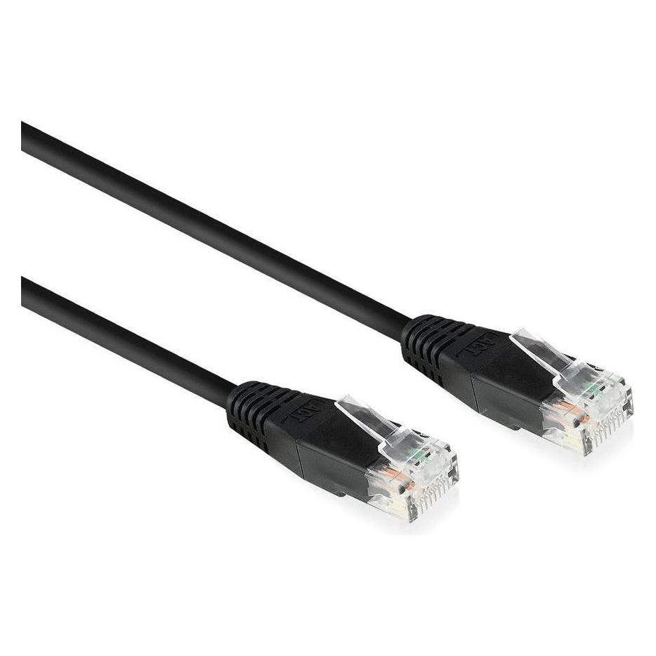 ACT Black 0.9 meter U/UTP, CAT6 patch cable with RJ45 connectors (U/UTP, CAT6, 0.90 m) (AC4000)