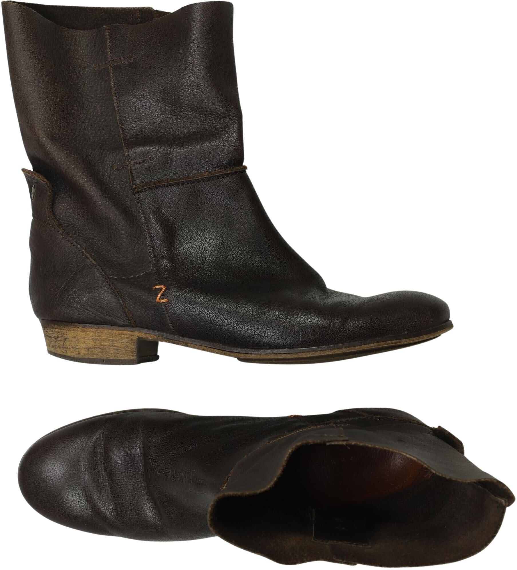 HUB Footwear Damen Stiefelette, Braun, Gr. EU 41, kein / Etikett - Second Hand