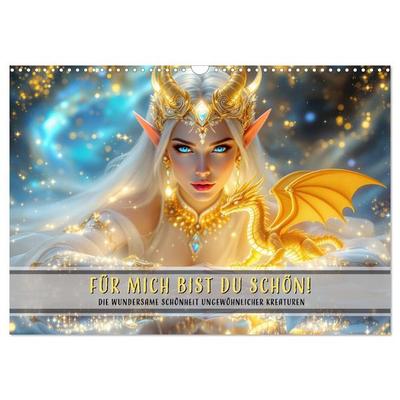 Für mich bist du schön! (Wandkalender 2026 DIN A3 quer), CALVENDO Monatskalender