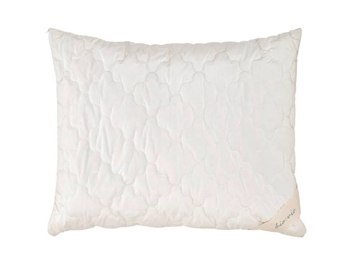 Bio:Vio Kopfpolster Gots, Weiß, Füllung: Wolle (Schafschurwolle),Wolle (Schafschurwolle), 70x90 cm, Gots, Oeko-Tex® Standard 100, Heimtextilien, Kopfpolster & Bettdecken, Kopfkissen, Kopfpolster
