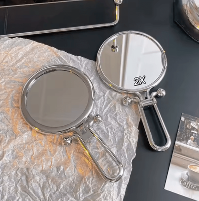 Inspire Curations 2X 5X 10X Folding Magnifying Makeup Mirror magnify 2 Times