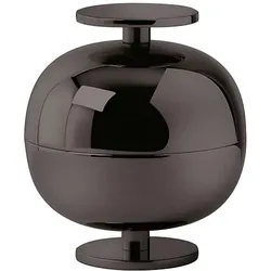 Sambonet Edelstahl Schale GIO PONTI - schwarz - Höhe 12,5 cm