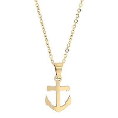 Kettenanhänger ADELIA´S "Anhänger aus Edelstahl", gold, Schmuckanhänger, Damen, Edelstahl, Kettenanhänger, Ideal als Geschenk – dezent und elegant