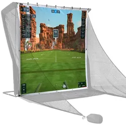 SimSpace Simulator Leinwand für Deluxe Driving Netz 2,9m x 2,5m